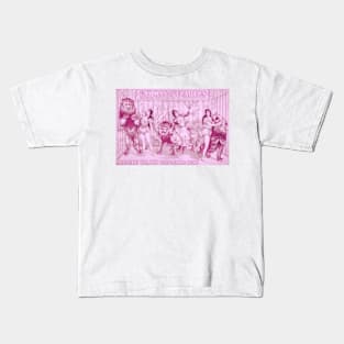 Gay Masqueraders in Pink Kids T-Shirt